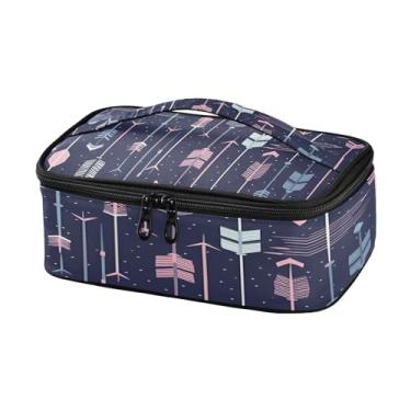 Imagem de Wassud Lancheira pequena Arrows, mini bolsa térmica portátil com alça para escritório, praia, viagens