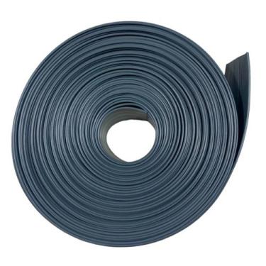 Imagem de Fechamento para Portão Fita PVC Grade Cerca 10cm X 25m Cinza - UNI ECC