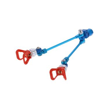 Imagem de Ymiko Pólo de Extensão Mal Ventilado do Pulverizador da Pintura do Bocal Duplo para Superfícies Metálicas Ferramenta da Melhoria Casa