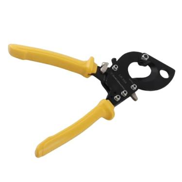 Imagem de Acouto Cortador de Cabo de Aço de Alto Carbono, Catraca, Tesoura, Engrenagem - LK-240, Ferramenta de Corte Com Uma Mão, Cabos e Fios de Alumínio, de Plástico para PC, Corte Brilhante Sem Rebarbas,