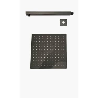 Imagem de Chuveiro de Parede 30 cm Quadrado Ducha Square30 - Preto Fosco