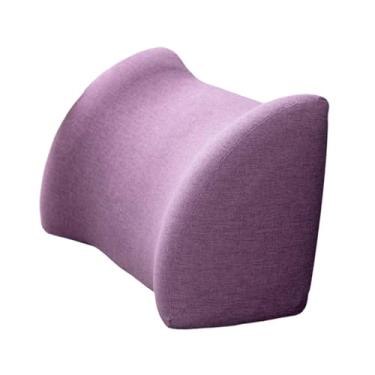 Imagem de KiBcsLic Almofada de apoio lombar, almofada de espuma para apoio costas, de leitura para cadeira de computador, sofá, cadeira de escritório, poltrona, Tolet