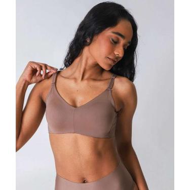 Imagem de Sutiã Sem Aro Com Bojo DelRio Marrom-61028, 46, Marrom