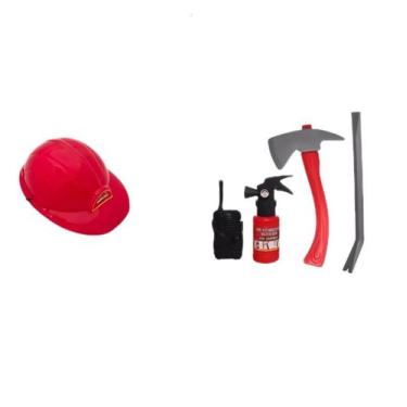 Imagem de Kit Pé de Cabra, Extintor, Machado, Rádio + Capacete - MWM MODAS
