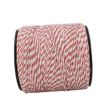 Imagem de Domary Corda de Aço Inoxidável da Cerca Elétrica Branca-vermelha de 500M para Fazendeiros