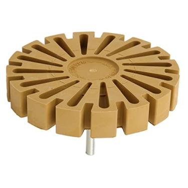 Imagem de aqxreight 4in Removendo Roda de Borracha de Borracha Ventilador Redondo Broca de Mão Elétrica Rebolo 100mm para Carro Rv Danificar Seu Durante R Broca de Mão Roda de de Removendo de