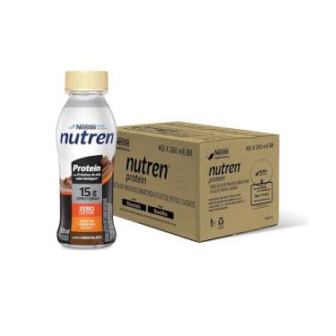 Imagem de Bebida Láctea Nutren Protein 15g de proteínas Chocolate 260ml - 24 unidades