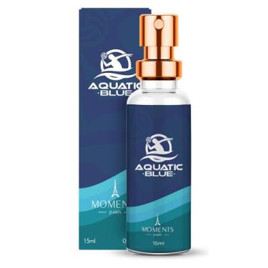 Imagem de Perfume Aquatic Blue Moments Paris 15Ml
