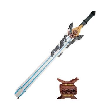 Imagem de Espada Samurai Faca Ninja Blocos De Montar Brinquedo Para Crianças Mod