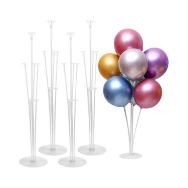 Imagem de Kit De Suporte Para Balões Com Base Para Mesa, Decorações Para Formatu