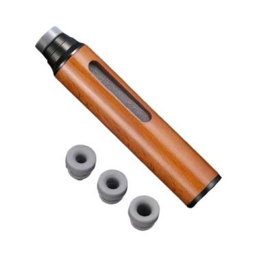 Imagem de Cinzeiro Portátil De Madeira Em Forma De Noz, Mini Cinzeiro Sem Fumaça