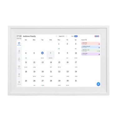 Imagem de Acouto Calendário Digital de 10,1 Polegadas HD Touchscreen Smart WiFi Family Planner Com Gráfico de Tarefas e Exibição de Fotos para Programações de Home Office e Listas (plugue da ue)