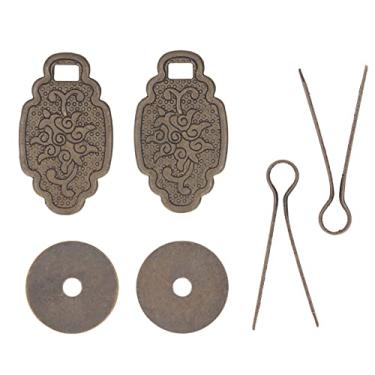 Imagem de CUOFYUNL Puxador Antigo Design Retro Requintado Lindo Puxador de Latão Resistente à Corrosão para Porta de Armário de Gaveta