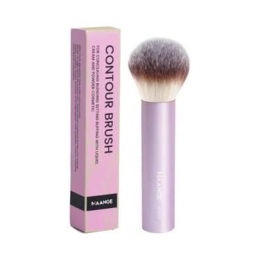 Imagem de Pincel De Maquiagem Portátil Para Base, Contorno E Blush, Macio E Fluf