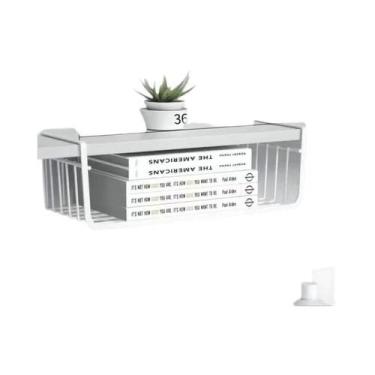 Imagem de Suporte De Armazenamento De Metal Para Cozinha, Prateleira De Armário,