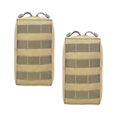 Imagem de Pochete Tática Compacta Molle Resistente À Água (2 Peças) - Bolsa Util