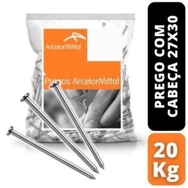 Imagem de Prego Com Cabeca P27X30 20Kg Belgo