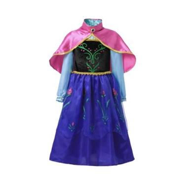 Imagem de Fantasia de Princesa Elsa e Anna (Frozen) para Meninas - Vestido para 