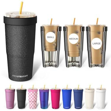 Imagem de Frost Buddy Togo Buddy | Copo isolado a vácuo de aço inoxidável de 850 g | Copo de café To Go – Reutilizável, copo de café gelado, caneca de viagem, copo térmico para bebidas quentes e frias, copo
