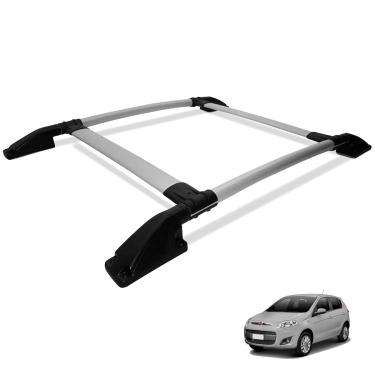 Imagem de Rack De Teto Bagageiro Palio 2013 a 2017 Tubolar Prata