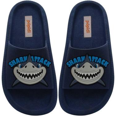 Imagem de Chinelo Nuvem Infantil 25ao40 Sandália Menino Tubarao 12.81-Masculino