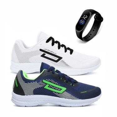 Imagem de Kit Tênis Esportivo Masculino Corrida + Relógio-Masculino