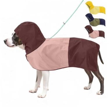 Imagem de Aokown Colete salva-vidas para cães, colete salva-vidas para cães grandes, colete de natação de alta flutuabilidade com alças, flutuação forte ajustável à prova d'água para passeios de barco, natação