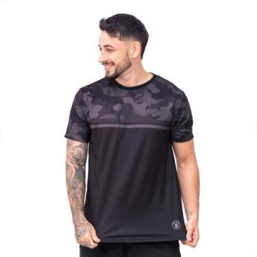 Imagem de Camisa Dry Fit Academia Treino Masculina Com Proteção Uv B60 - BOLLDOR