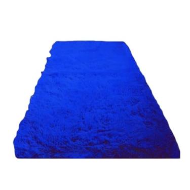 Imagem de Tapete Passadeira 2,00 X 0,60 Mt Sala e Quarto para Sala e Quarto, Fácil de Limpar e Durável, Adapta-se a Residências Brasileiras com Estilos Modernos ou Clássicos(Azul)