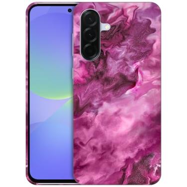 Imagem de GlamCase - Capa com suporte impresso abstrato rosa mármore para A365G