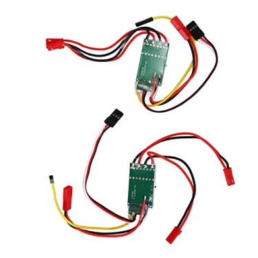 Imagem de Aoresac 5A X 2, Bidirecional, Leve RC ESC ESC Escovado de Dupla Via para Tanque de Barco Modelo RC 130 180 Motor Escovado Com Módulo Capacitor, Proteção contra Superaquecimento,
