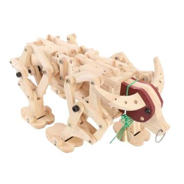 Imagem de LiebeWH Quebra-cabeças de Madeira 3D para Adultos Brinquedo Antigo Chinês de Carrinho de Boi Com Modelo de Transmissão Mecânica, Ornamento de Arte de Madeira de Engrenagem