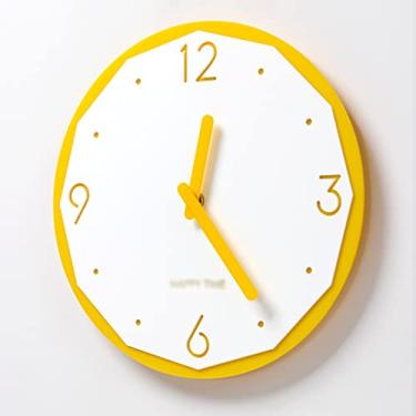 Imagem de Relógio de parede digital clássico mãos cozinha nórdico vintage relógio de parede design moderno decoração de casa