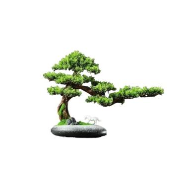 Imagem de Simulação de plantas falsas de pinheiro bem-vindo com enfeites para casa, sala de estar, vasos de plantas, decoração de mesa