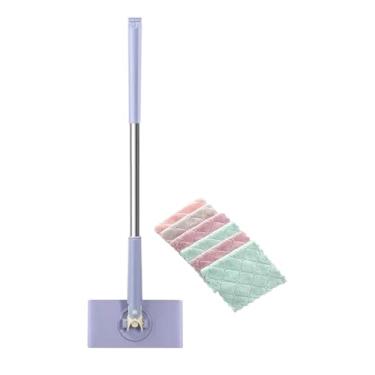 Imagem de Esfregão Mini Para Limpeza,Cabeça Giratória 360 Graus Reutilizável Para Limpeza | Ferramenta de Mini,Para Casa Interior Cantos Família Adultos Mulheres