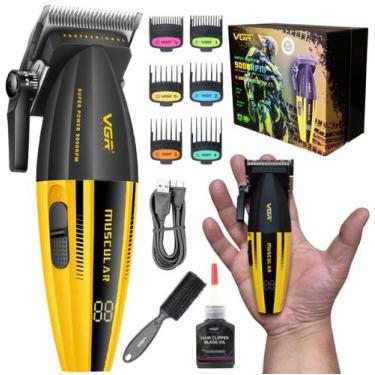 Imagem de Máquina De Cortar Cabelo VGR V-285 Muscular C1 Profissional Motor 9.00