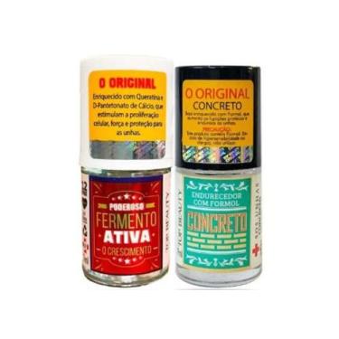 Imagem de Kit Base Poderoso Fermento + Base Endurecedora Concreto - Top Beauty