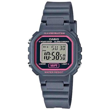 Imagem de Relógio Casio Feminino Ref: La-20wh-8adf Infantil Digital Cinza
