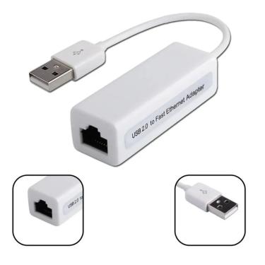 Imagem de Placa Rede Usb Externa Rj45 Adaptador Lan Ethernet 10/100