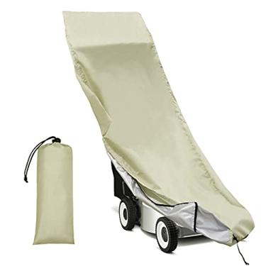 Imagem de Capa para Cortador de Grama com Tecido Revestido Prata Proteção Contra Chuva e Neve Sacola Armazenamento