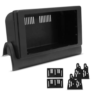 Imagem de Moldura do Painel 7 Polegadas Uno Mille Fiorino Elba Premio 1993 a 2013 Preto