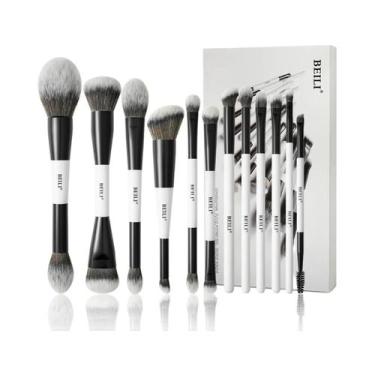 Imagem de Conjunto De 12 Pincéis De Maquiagem Veganos Profissionais BEILI, Kit D