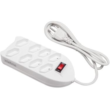 Imagem de Protetor Eletrônico Com 8 Tomadas Epe1008+ - 4824003 - Intelbras Protetor Eletronico C-8 Tomadas Epe1008+