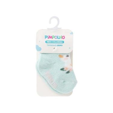Imagem de Meia Colorida Pimpolho Zero Feminino 0301188, Verde, Pato