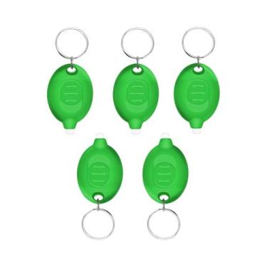 Imagem de Lanterna Mini LED Super Brilhante Com Chaveiro, Pacote Com 5, 12 Lumen