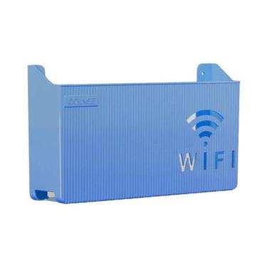 Imagem de Prateleira De Parede Para Roteador Wi-Fi Sem Fio, Caixa De Armazenamen