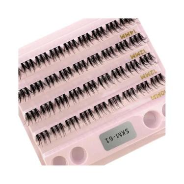 Imagem de Extensões De Cílios 3D Naturais De Visón E Raposa, Cachos Individuais 