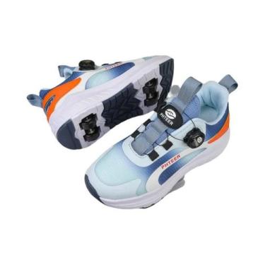 Imagem de Patins Para Crianças Com Luzes E Rodas Destacáveis Para Adolescentes -