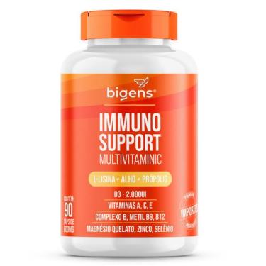 Imagem de Multivitamínico Immuno Support D3 2000Ui Vitaminas A, C, E Llisina Alh