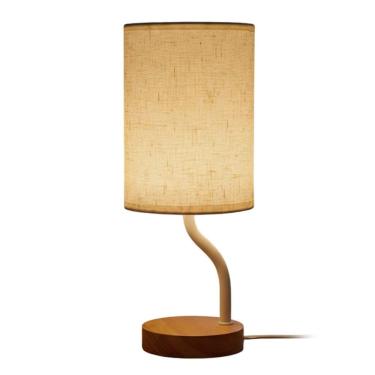 Imagem de Luminaria Mesa LED 3 Tons Abajur USB Minimalista Iluminaçao Regulavel Cabeceira Quarto Sala Escritorio Decoraçao